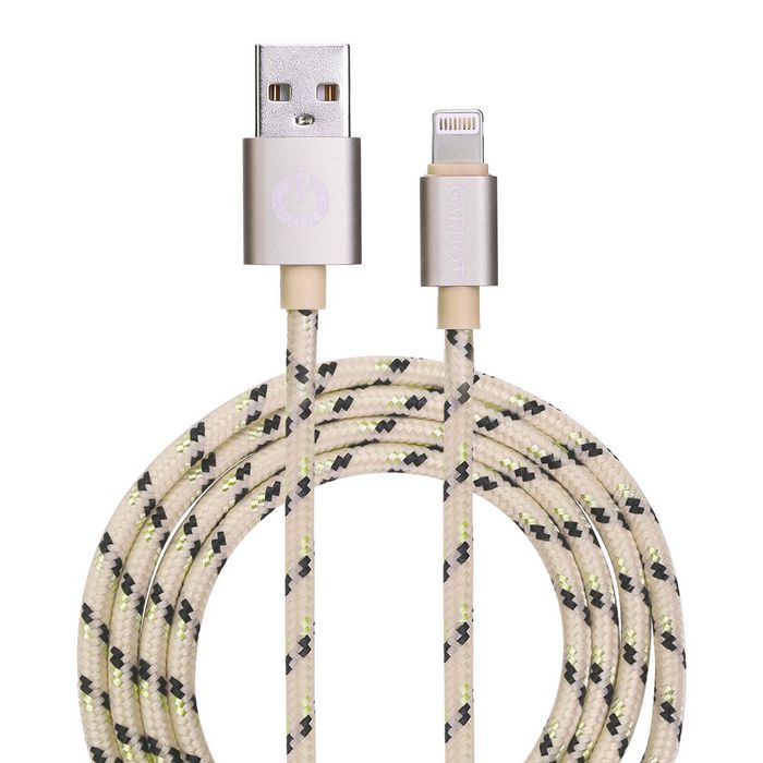Garbot Garbot Grab&Go 1m Braided Lightning Cable Gold - W128364042