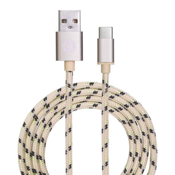 Garbot Garbot Grab&Go 1m Braided Type-C Cable Gold - W128364045