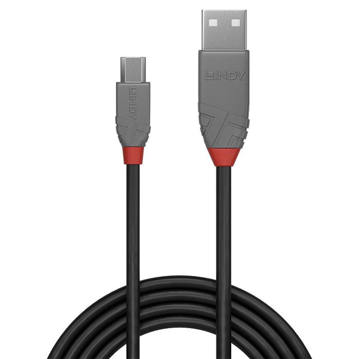 Lindy 2M Usb 2.0 Type A To Micro-B Cable, Anthra Line - W128370733