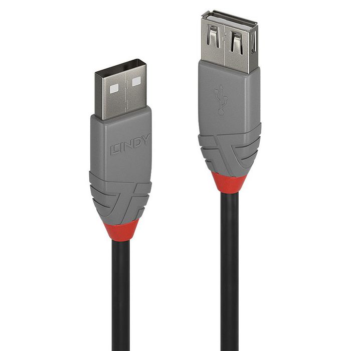 Lindy 0.5M Usb 2.0 Type A Extension Cable, Anthra Line - W128370764