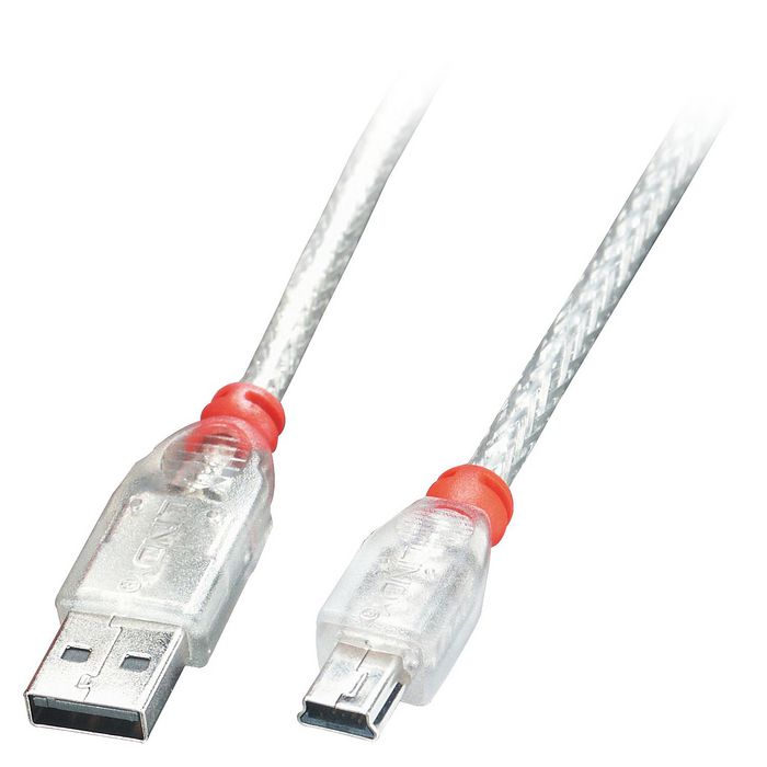 41780, Lindy Usb 2.0 Cable A / Mini-B 0.2M