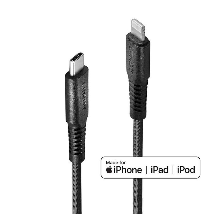 Lindy 3M Reinforced Usb Type C To Lightning Cable - W128370909