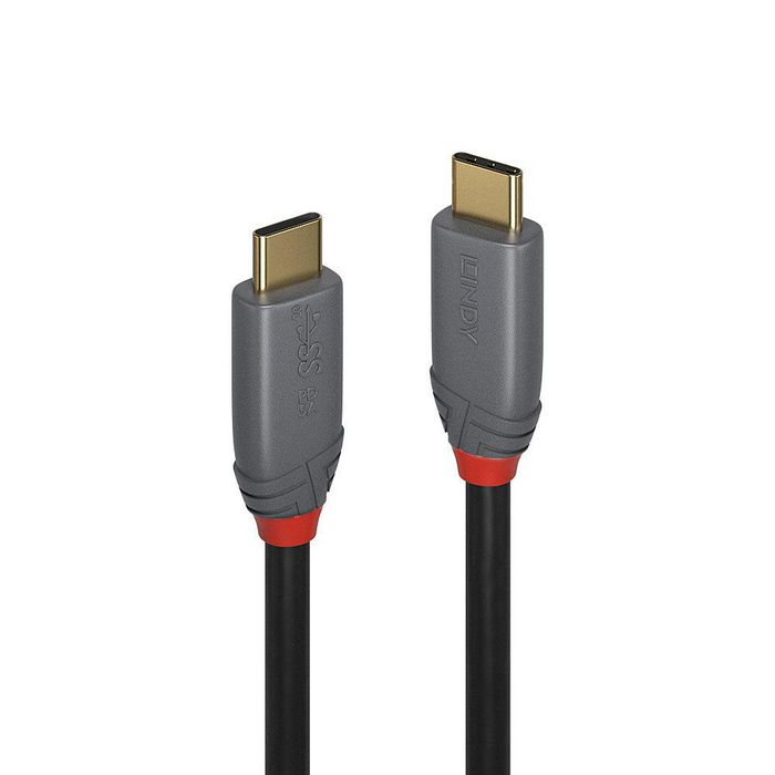 Lindy 1M Usb 3.2 Type C Cable, 5A Pd, Anthra Line - W128370317