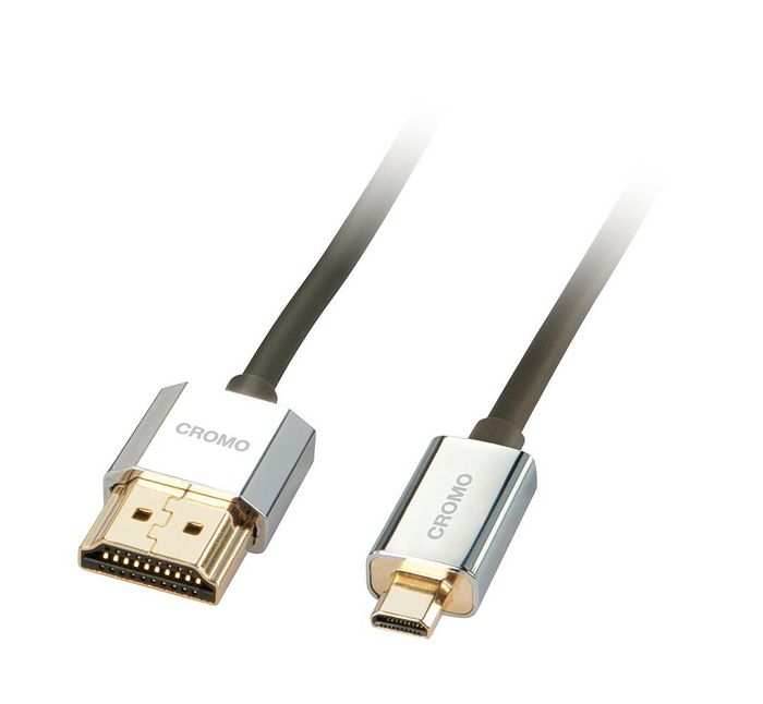 Lindy Cromo Slim Hdmi High Speed A/D Cable, 2M - W128370377