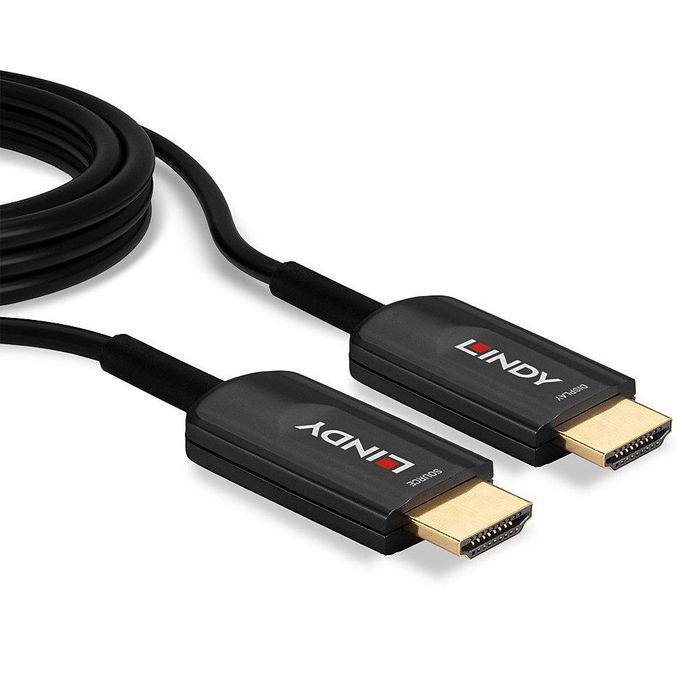 Lindy 15M Fibre Optic Hybrid Ultra High Speed Hdmi Cable - W128370481