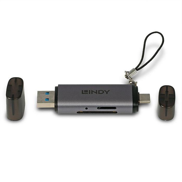 Lindy Usb 3.2 Type C & A Sd / Micro Sd Card Reader - W128370508