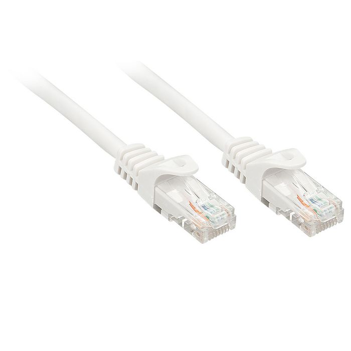 Lindy Rj-45/Rj-45 Cat.6 0.3M Networking Cable White Cat6 U/Utp (Utp) - W128370578