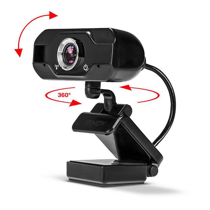 Lindy Full Hd 1080P Webcam With Microphone - W128370642