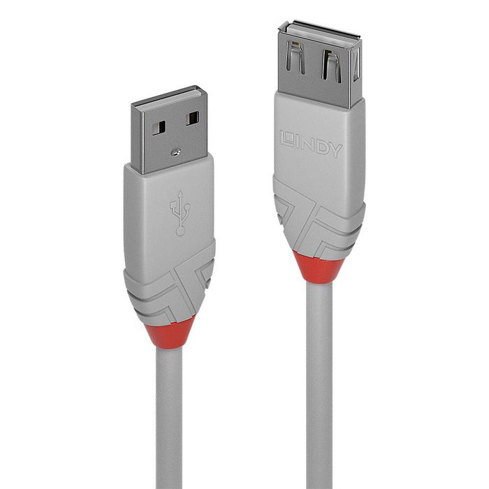 Lindy 5M Usb 2.0 Type A Extension Cable, Anthra Line - W128370673