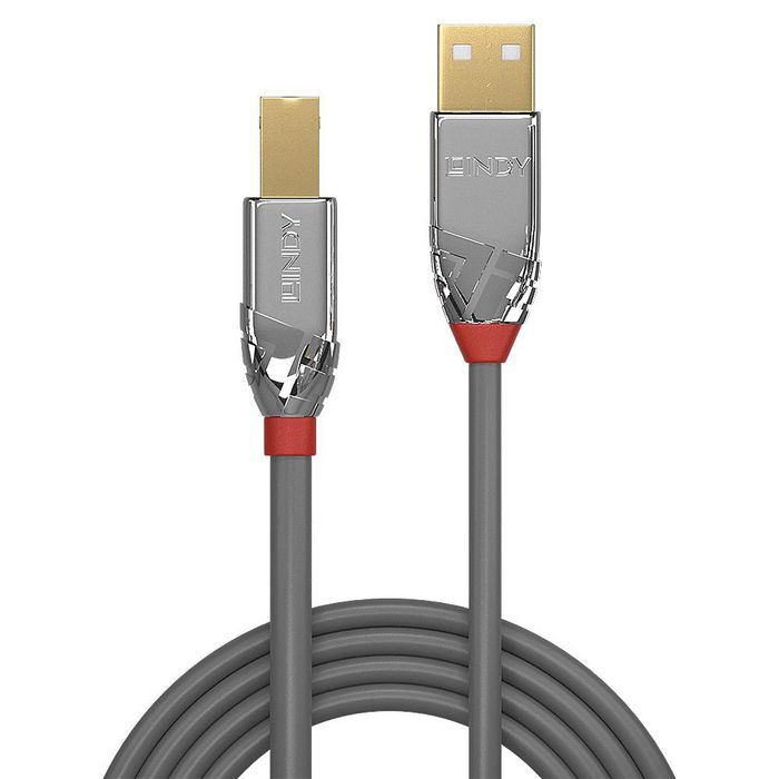 Lindy 2M Usb 2.0 Type A To B Cable, Cromo Line - W128370722