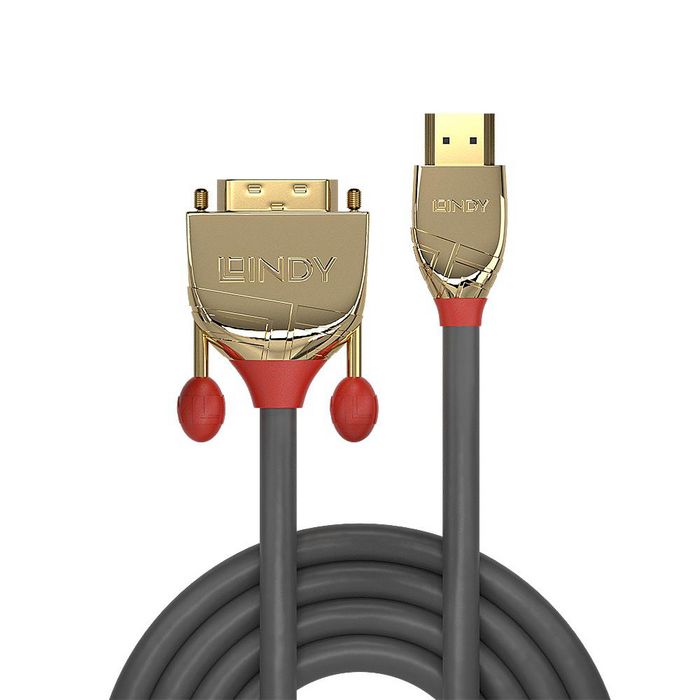 Lindy 0,5M Hdmi To Dvi Cable, Gold Line - W128370814