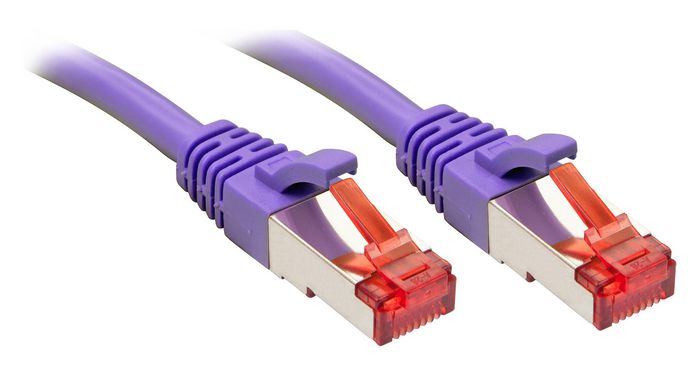 Lindy Rj45/Rj45 Cat6 2M Networking Cable Violet S/Ftp (S-Stp) - W128370946
