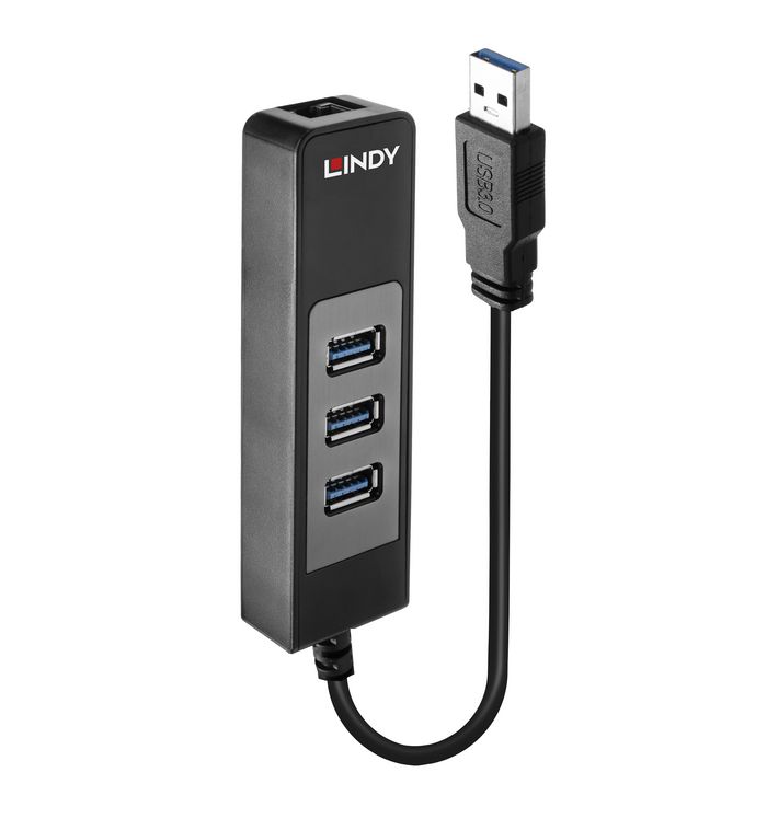 Lindy Usb 3.1 Hub & Gigabit Ethernet Adapter - W128370988