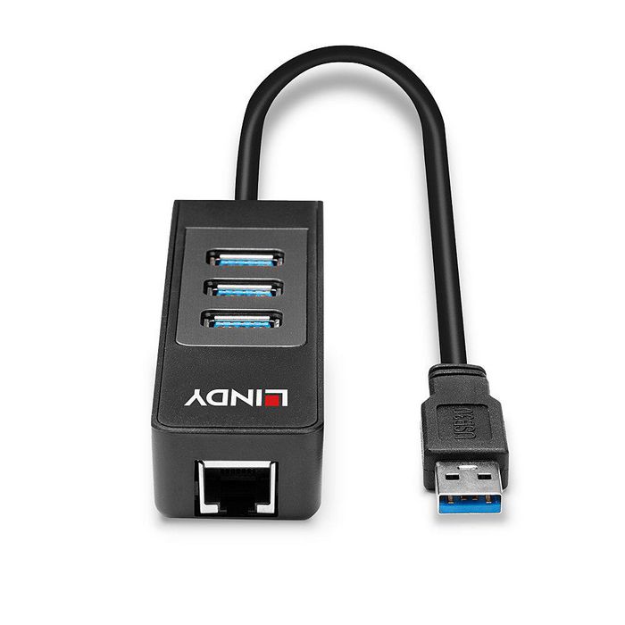 Lindy Usb 3.1 Hub & Gigabit Ethernet Adapter - W128370988