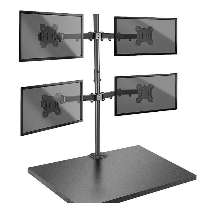 Lindy Quad Display Bracket W/ Pole & Desk Clamp - W128370993
