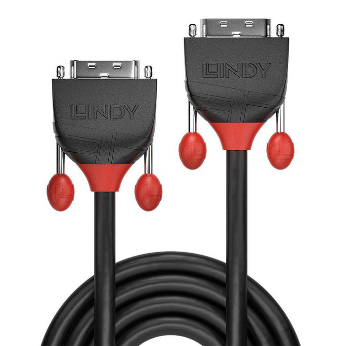 Lindy 0.5M Dvi-D Dual Link Cable, Black Line - W128371007