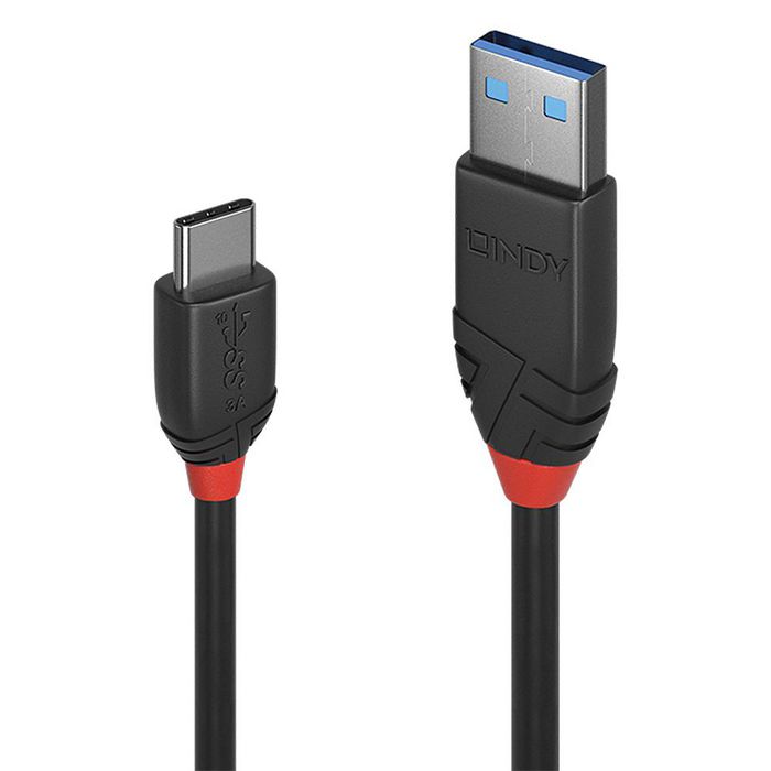 Lindy 1.5M Usb 3.2 Type A To C Cable 3A, Black Line - W128371108
