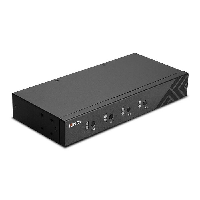 Lindy 4 Port Usb 2.0 & Audio Km Switch - W128371150