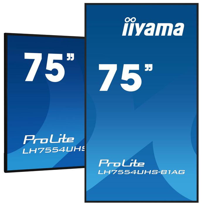 iiyama 75" 3840x2160, UHD IPS panel - W128230592