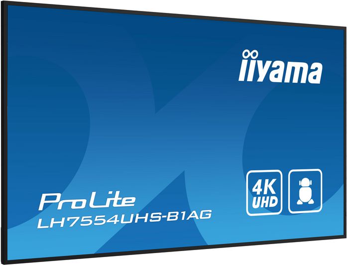 iiyama 75" 3840x2160, UHD IPS panel - W128230592