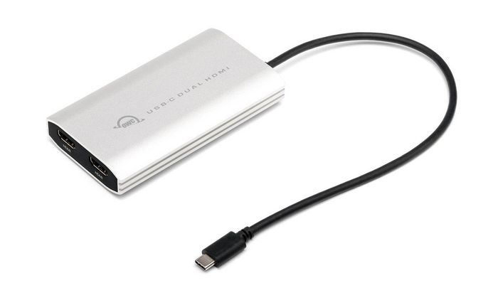 OWC CADPDL2HDMI 0.26 m USB Type-C 2 x HDMI Silver - W128406436