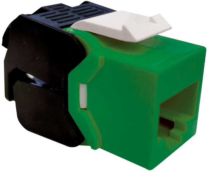 LOGON PREMIUM CAT. 6/6A Unshielded Color: Green Tool free - W128316920