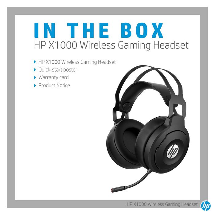 HP Pavilion Gaming X1000 Wireless Gaming Headset - W128369200