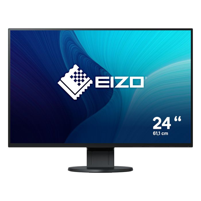 Eizo 24.1'' LCD, IPS, 1920x1200, 1000:1, 350 cd/m², 5ms, 2W RMS, USB-hub v3.0, DisplayPort, HDMI, DVI-D, D-Sub mini, Black - W124549551