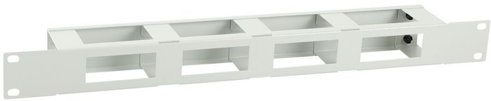 Lanview by Logon 1U 19" S TYPE CABLE MANAGEMENT PANEL WITH COVER WHITE - W128317119