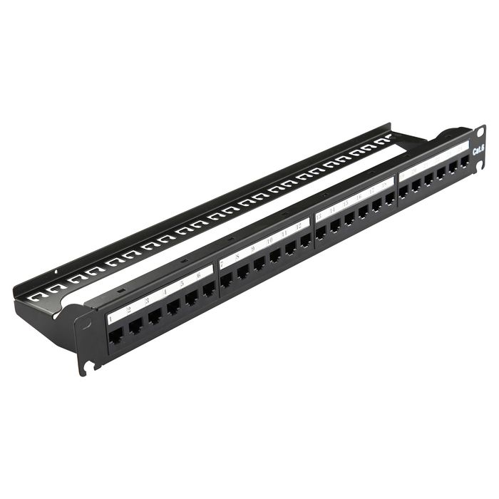 Lanview by Logon PATCHPANEL 1U CAT6 UNSHIELDED 24 PORTS - TOOLLESS - W128318513