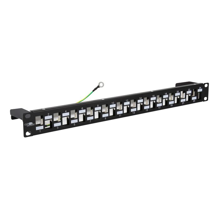 Lanview by Logon KEYSTONE 24-PORT PATCHPANEL EMPTY FOR RJ45 STAGGERED/SHIELDED - W128317744