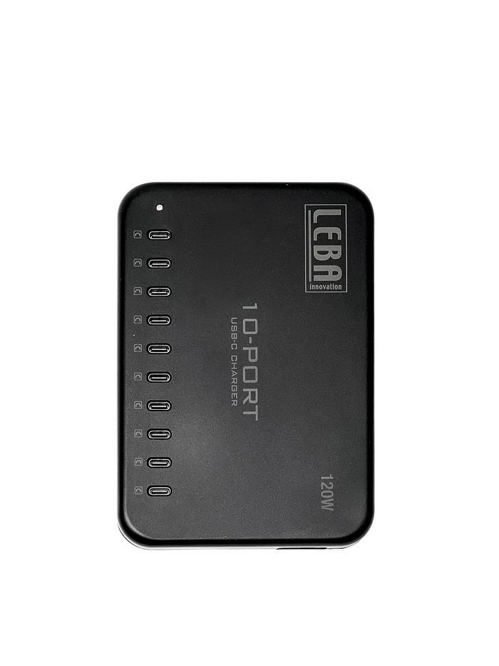 Leba NoteCharge 10 Ports, USB-C 12 Watt (Schuko plug) - W128250330