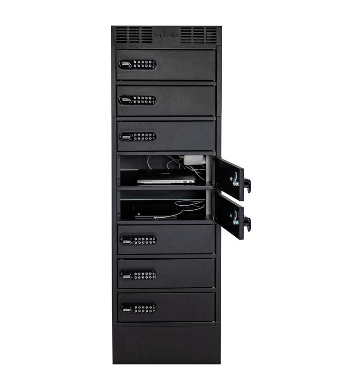 Leba NoteLocker 8 is a convenient storage and charging solution with 8 individual compartments. - W126170340