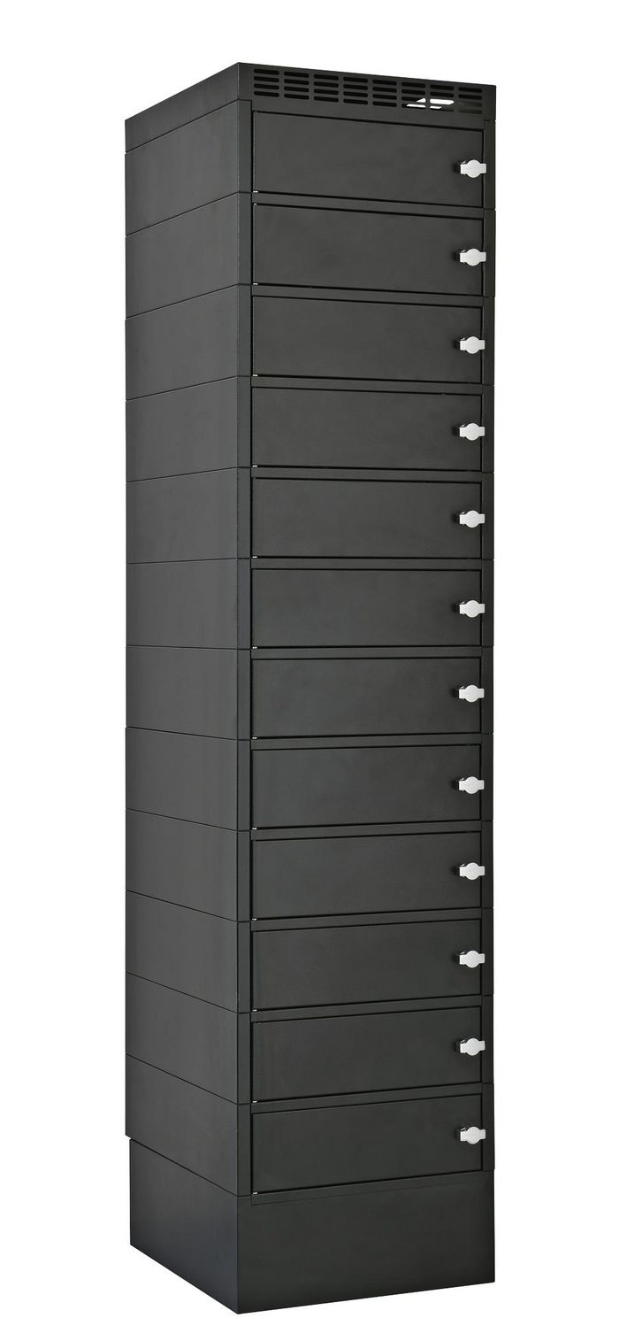 Leba NoteLocker 12 is a convenient storage and charging solution with 12 individual compartments. - W126552822