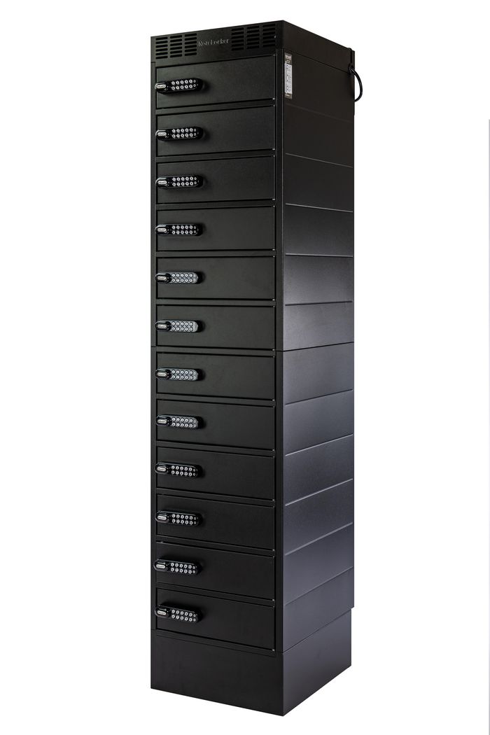 Leba NoteLocker 12 is a convenient storage and charging solution with 12 individual compartments. - W126552834