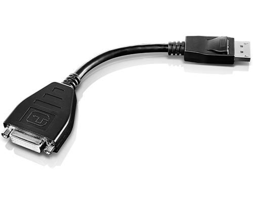 Lenovo DisplayPort to Single-Link DVI-D Monitor Cable - W124520677