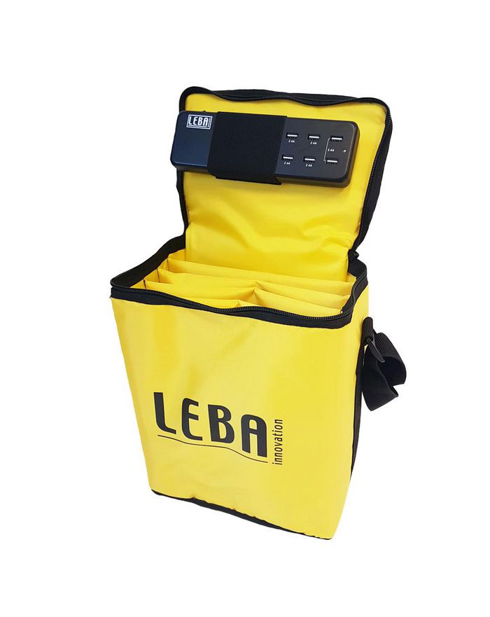 Leba Notebag Yellow, for 5 tabl/USB - W124366376