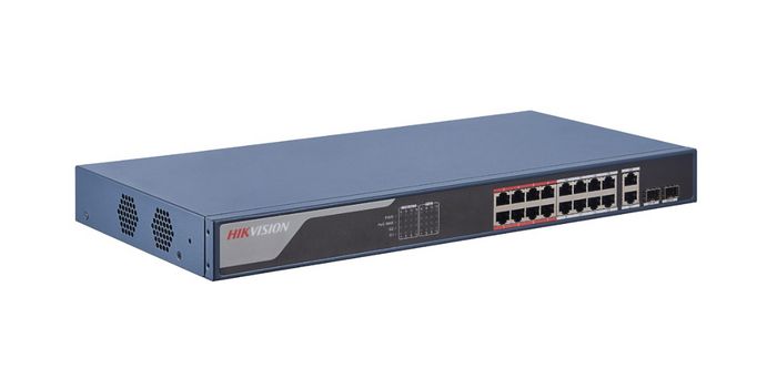 Hikvision Switch PoE 16 portas Smart Fast Ethernet - W126830849