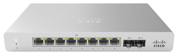 Cisco Meraki MS120-8FP Géré L2 Gigabit Ethernet (10/100/1000) Connexion Ethernet, supportant l'alimentation via ce port (PoE) Gris - W128415251