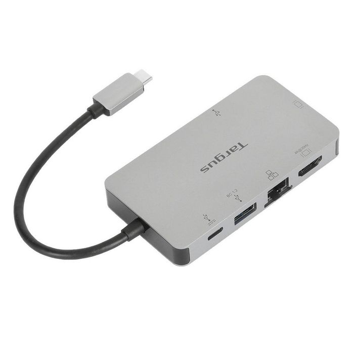 Targus Universal USB-C® Single Video 4K HDMI/VGA Dock w 100 W PD Power Pass-Thru - W128426649