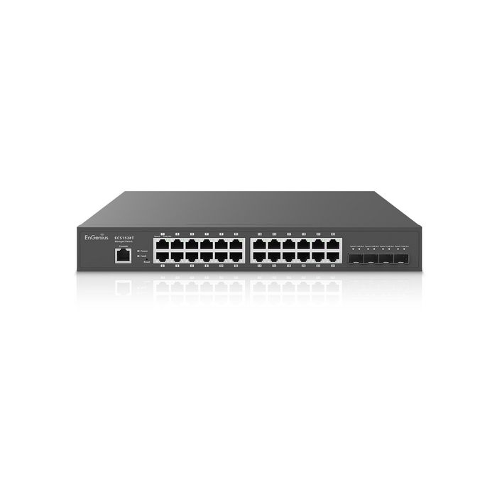 EnGenius Managed / stand-alone 19i 24-port GbE Switch with 4x SFP+ - W128241747