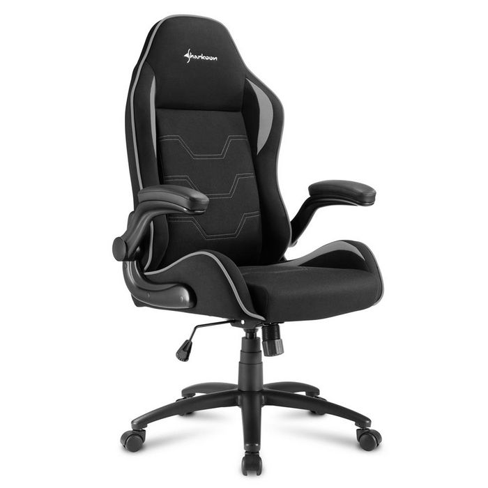 Sharkoon Elbrus 1 Universal Gaming Chair Padded Seat Black, Grey - W128427127