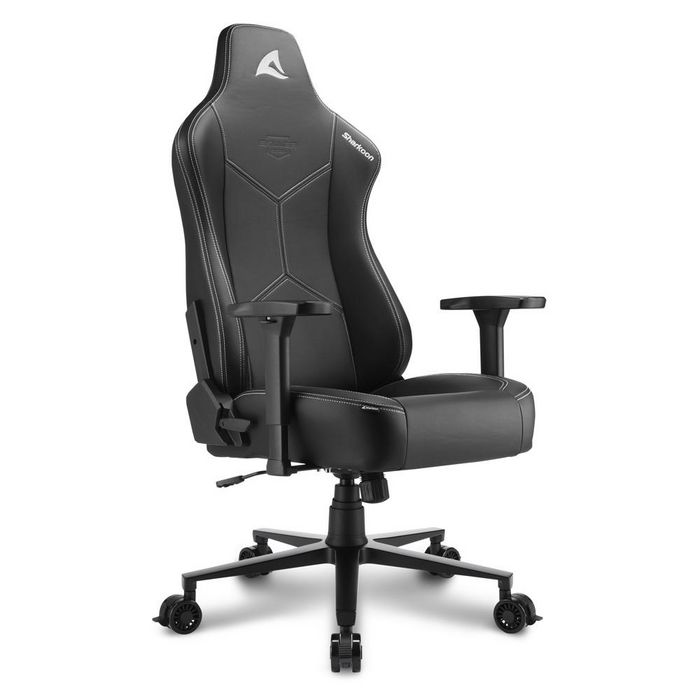 Sharkoon Sgs30 Universal Gaming Chair Upholstered Padded Seat Black, White - W128427144