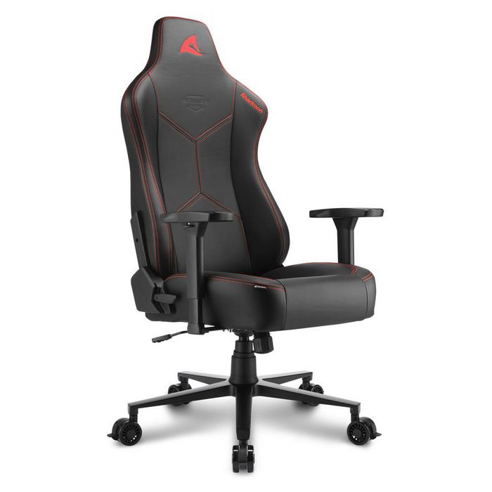 Sharkoon Sgs30 Universal Gaming Chair Upholstered Padded Seat Black, Red - W128427143