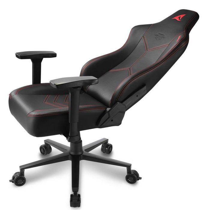 Sharkoon Sgs30 Universal Gaming Chair Upholstered Padded Seat Black, Red - W128427143