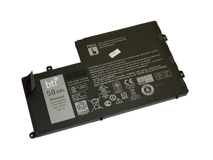Origin Storage Replacement Battery For Inspiron 15 (5547) 15 (5548) 14 (5447) 14 (5448); Latitude 3550 3450 Replacing Oem Part Numbers 0Pd19 00Pd19 R77Wv Dfvyn 58Dp4 2Gxtm H4Pjp 451-Bbiz // 7.4V 7600Mah 59Whr - W128427183