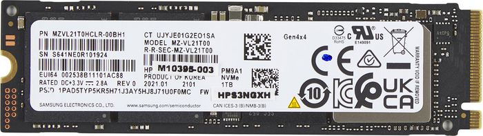 HP 1TB PCIe-4x4 NVMe M.2 SSD PCI Express 4.0 - W128432785