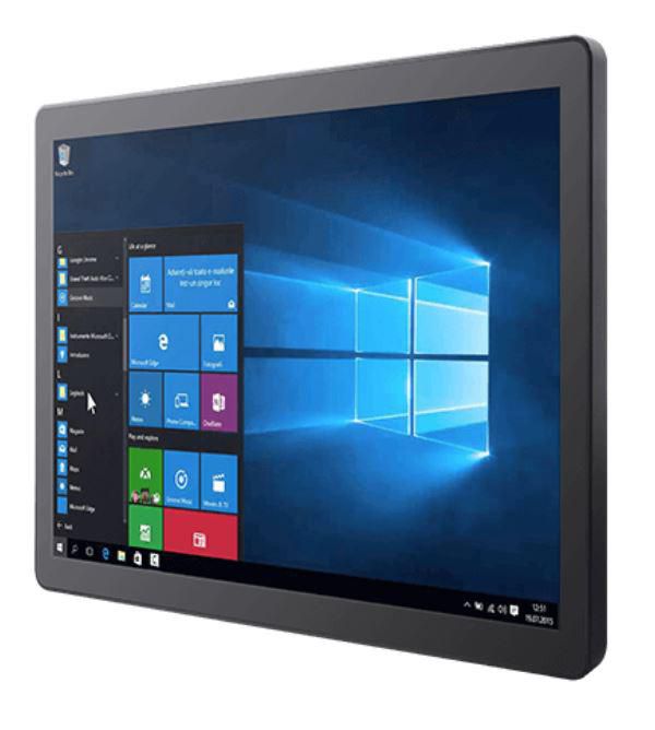 Winmate 1280x1024  CPU: Intel Core i3-7100T 3.9GHz  RAM: 8GB  m.2 SSD: 64GB  with P-Cap touch  IP65 at front  OS: Win 10 Pro - W126160148