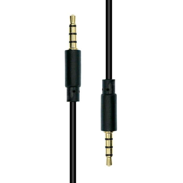 ProXtend Mini-Jack 4-Pin Slim Cable M-M Black 3M - W128365949
