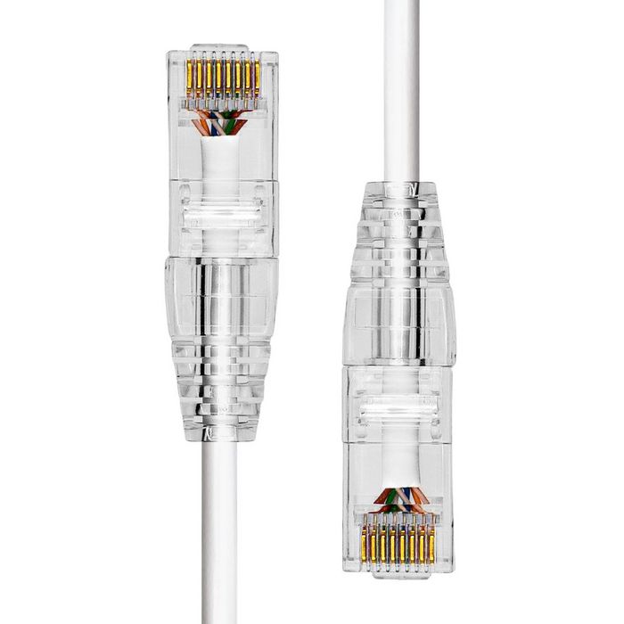 ProXtend Slim CAT6A UTP Ethernet Cable White 15m - W128365505